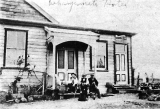 First Hotel in Whangamata on northern shore of harbour